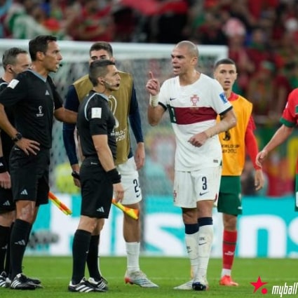 迈博体育 佩佩抨击摩洛哥对葡萄牙的阿根廷裁判